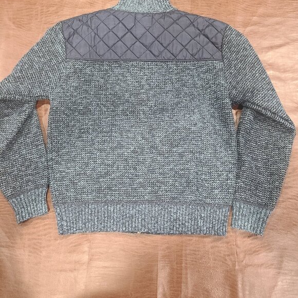 Gioberti Boy's Knitted Full Zip Cardigan Sweater with Soft Brushed Flannel Linin - Picture 10 of 10